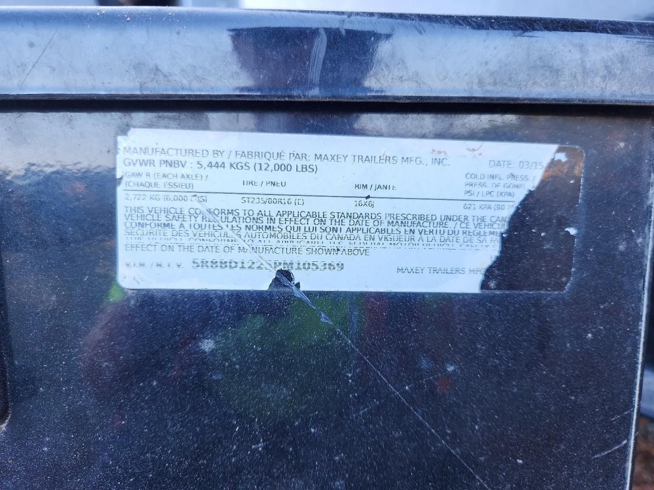 2023 Maxxd Dump Trailer