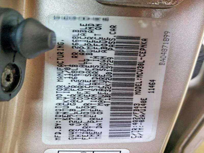 2002 Toyota Camry le