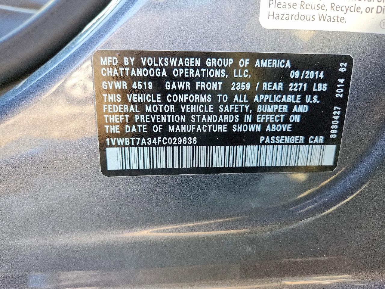 2015 Volkswagen Passat se