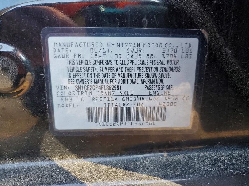 2015 Nissan Versa Note s