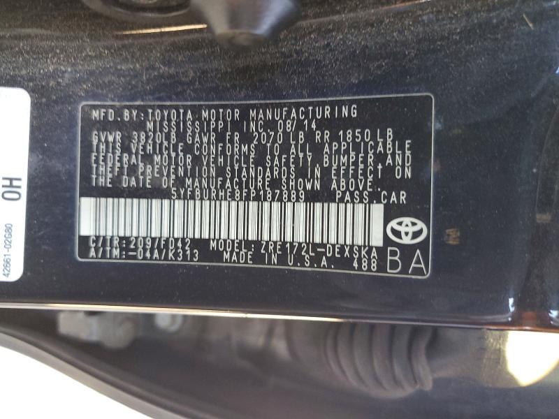 2015 Toyota Corolla s Plus