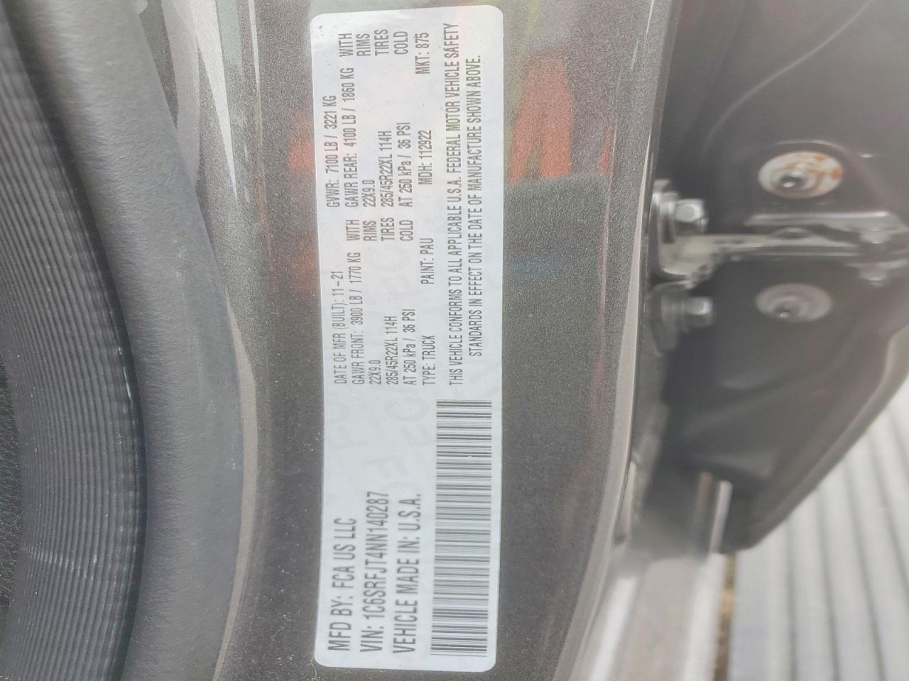 2022 Dodge 1500 Laramie
