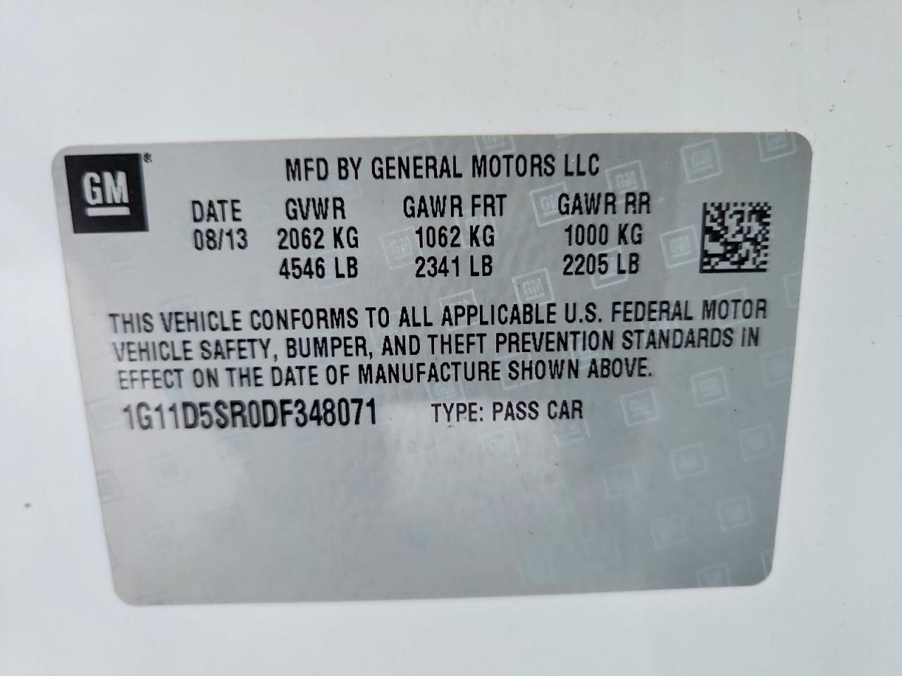 2013 Chevrolet Malibu 1LT