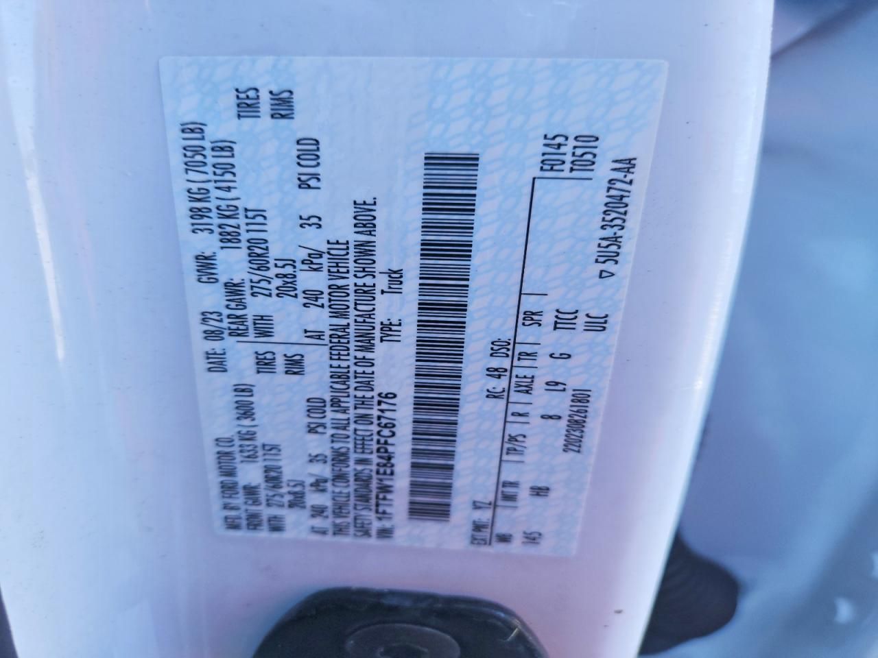 2023 Ford F150 Supercrew