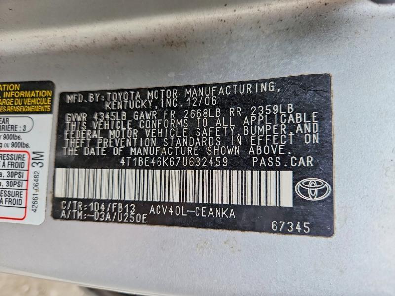 2007 Toyota Camry ce