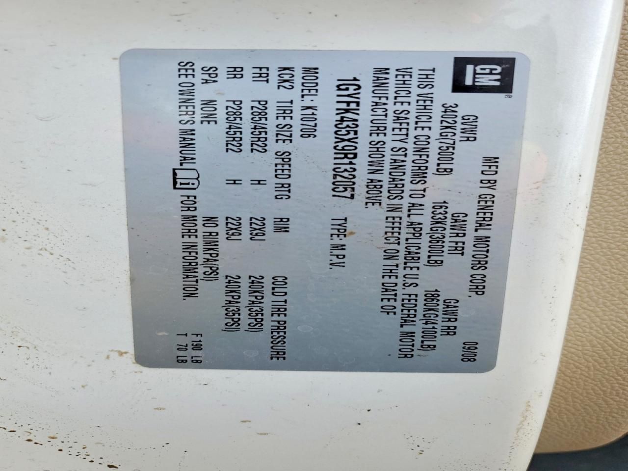 2009 Cadillac Escalade Hybrid