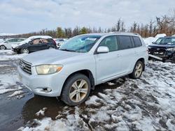 Salvage cars for sale from Copart Brookhaven, NY: 2008 Toyota Highlander Sport