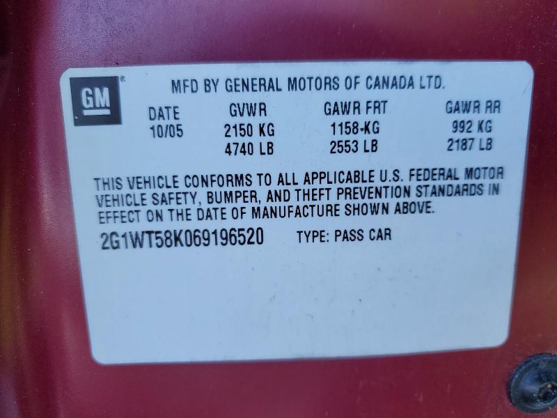 2006 Chevrolet Impala lt