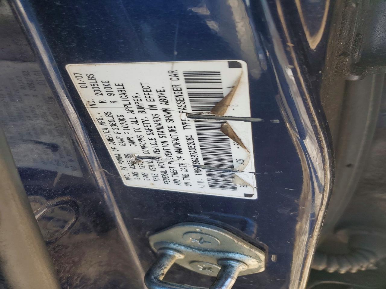 2007 Honda Accord se