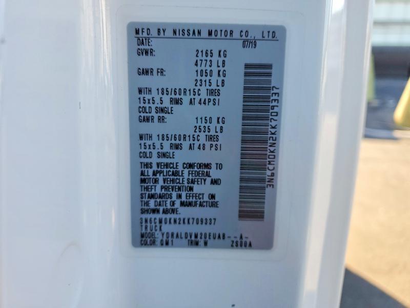 2019 Nissan NV200 Utility / Service Van