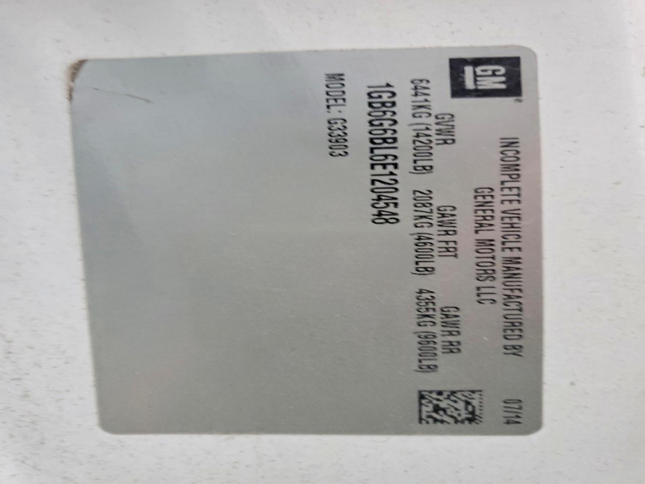 2014 Chevrolet Express G4500