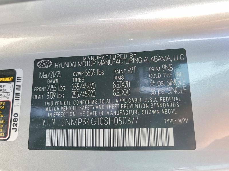 2025 Hyundai Santa fe Hybrid Limited