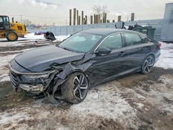 Salvage cars for sale from Copart Marlboro, NY: 2020 Honda Accord Sport