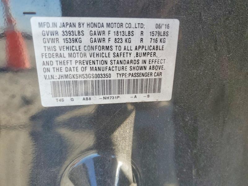 2016 Honda Fit lx