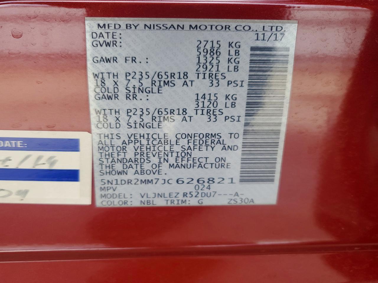 2018 Nissan Pathfinder