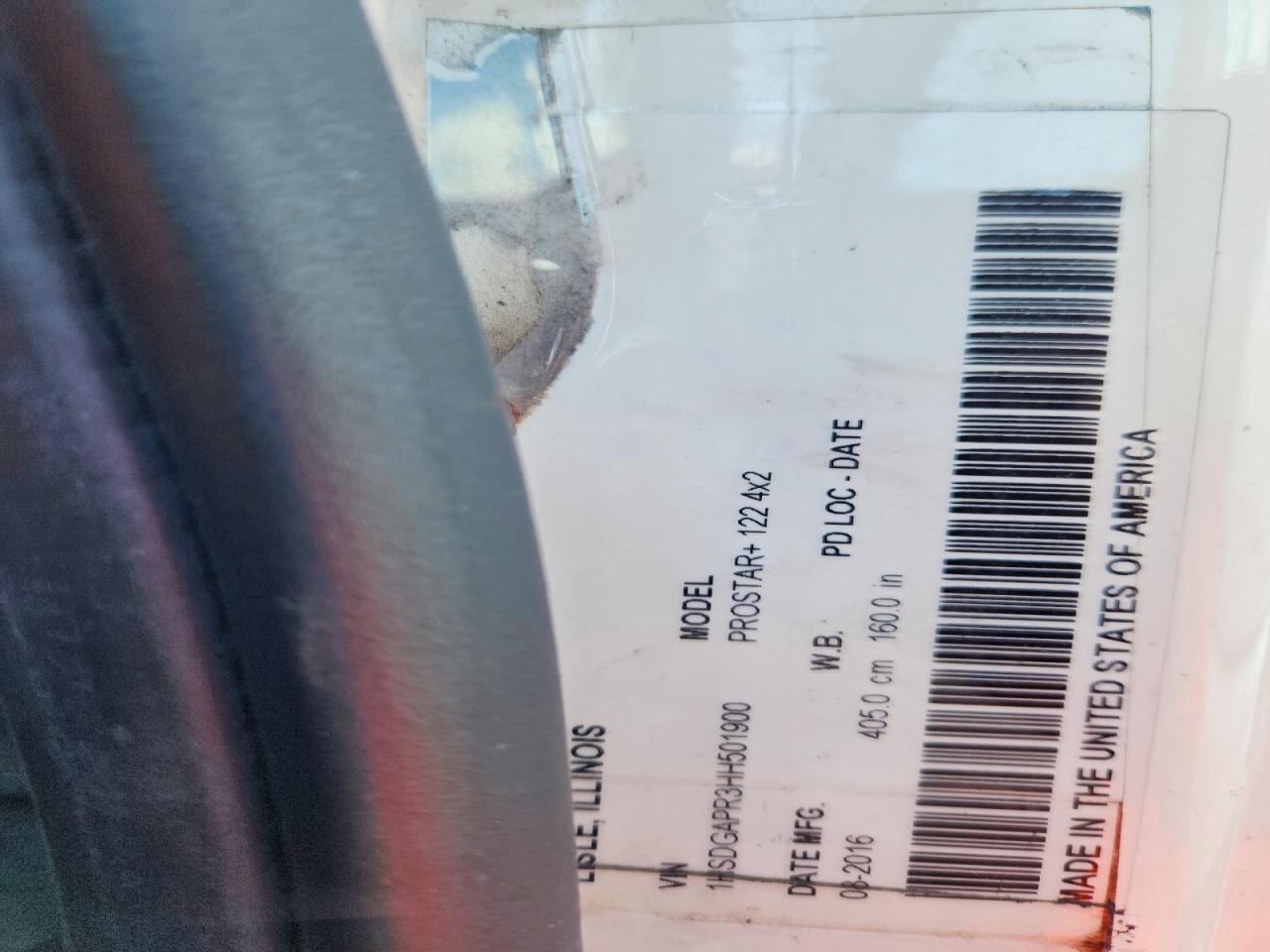 2017 International Prostar Semi Truck