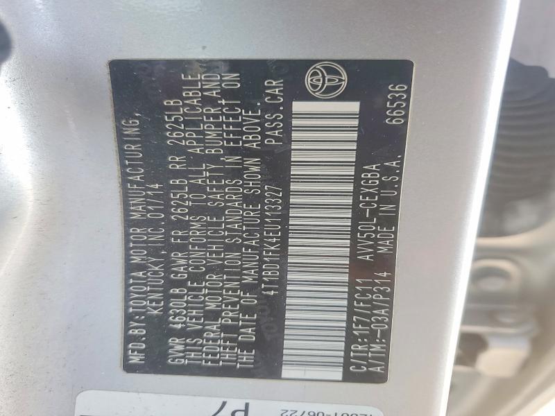 2014 Toyota Camry Hybrid xle