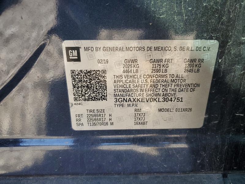 2019 Chevrolet Equinox lt