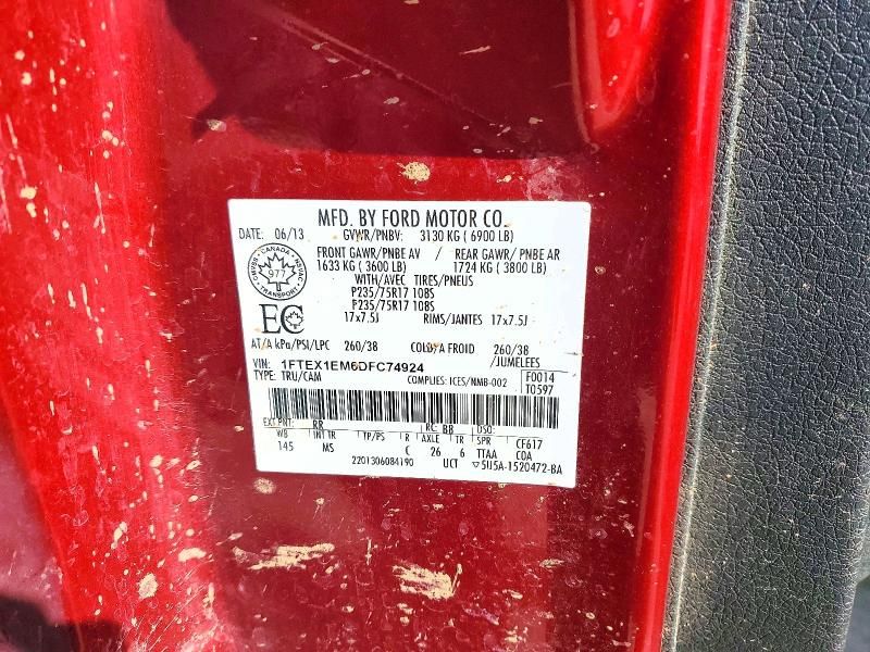 2013 Ford F150 Super cab