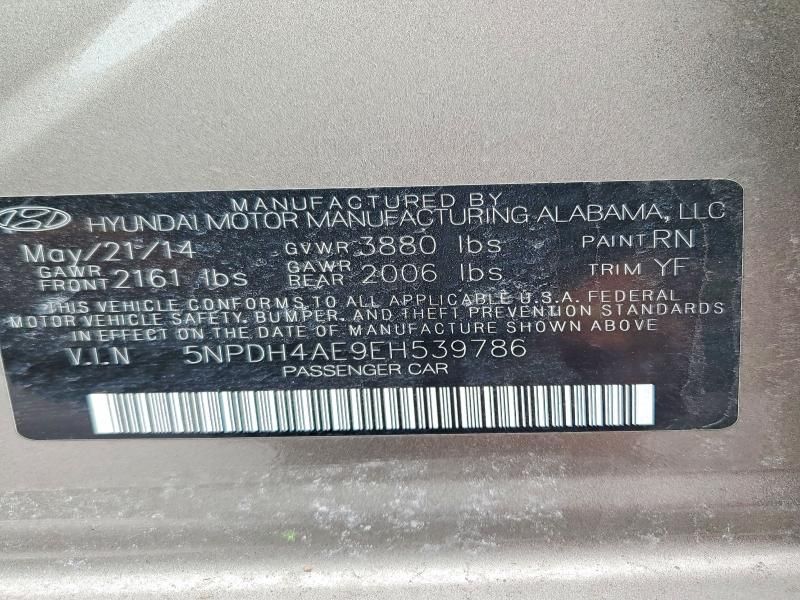 2014 Hyundai Elantra se