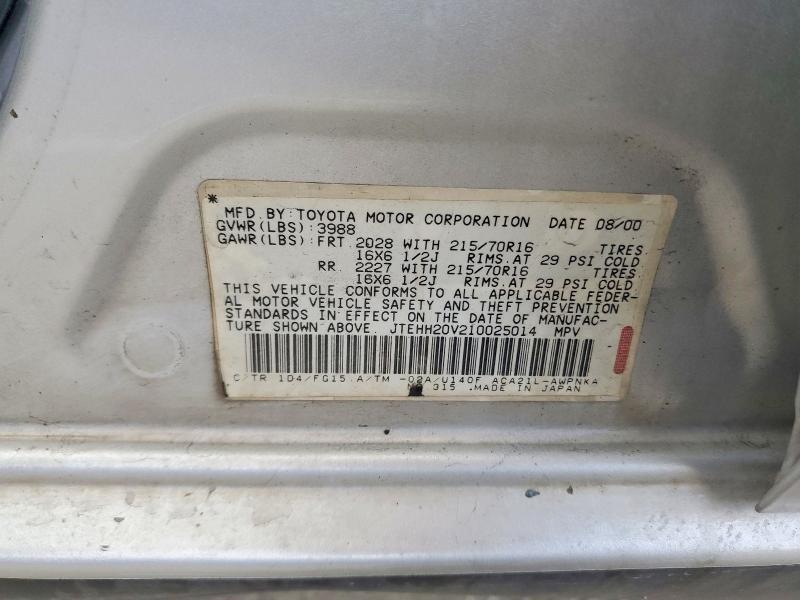 2001 Toyota Rav4