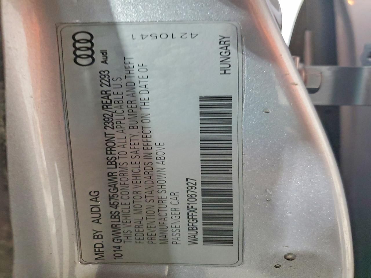 2015 Audi A3 Premium