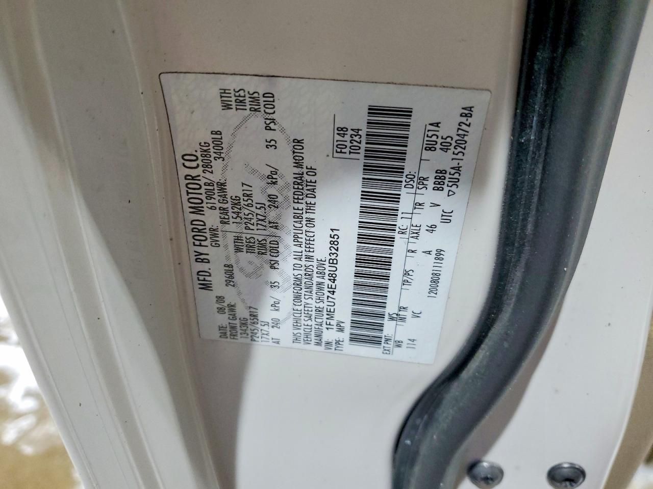 2008 Ford Explorer Eddie Bauer