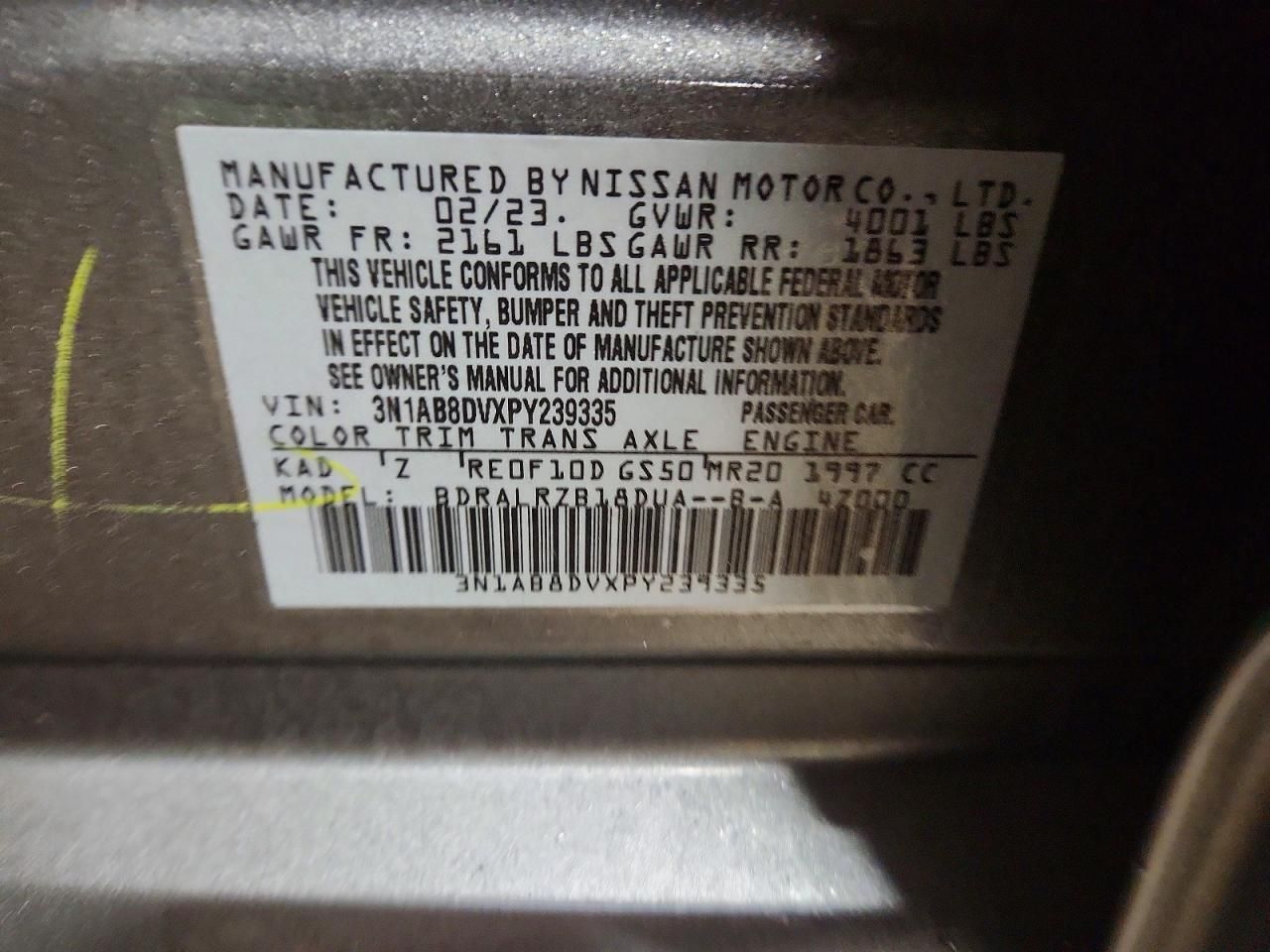 2023 Nissan Sentra sr