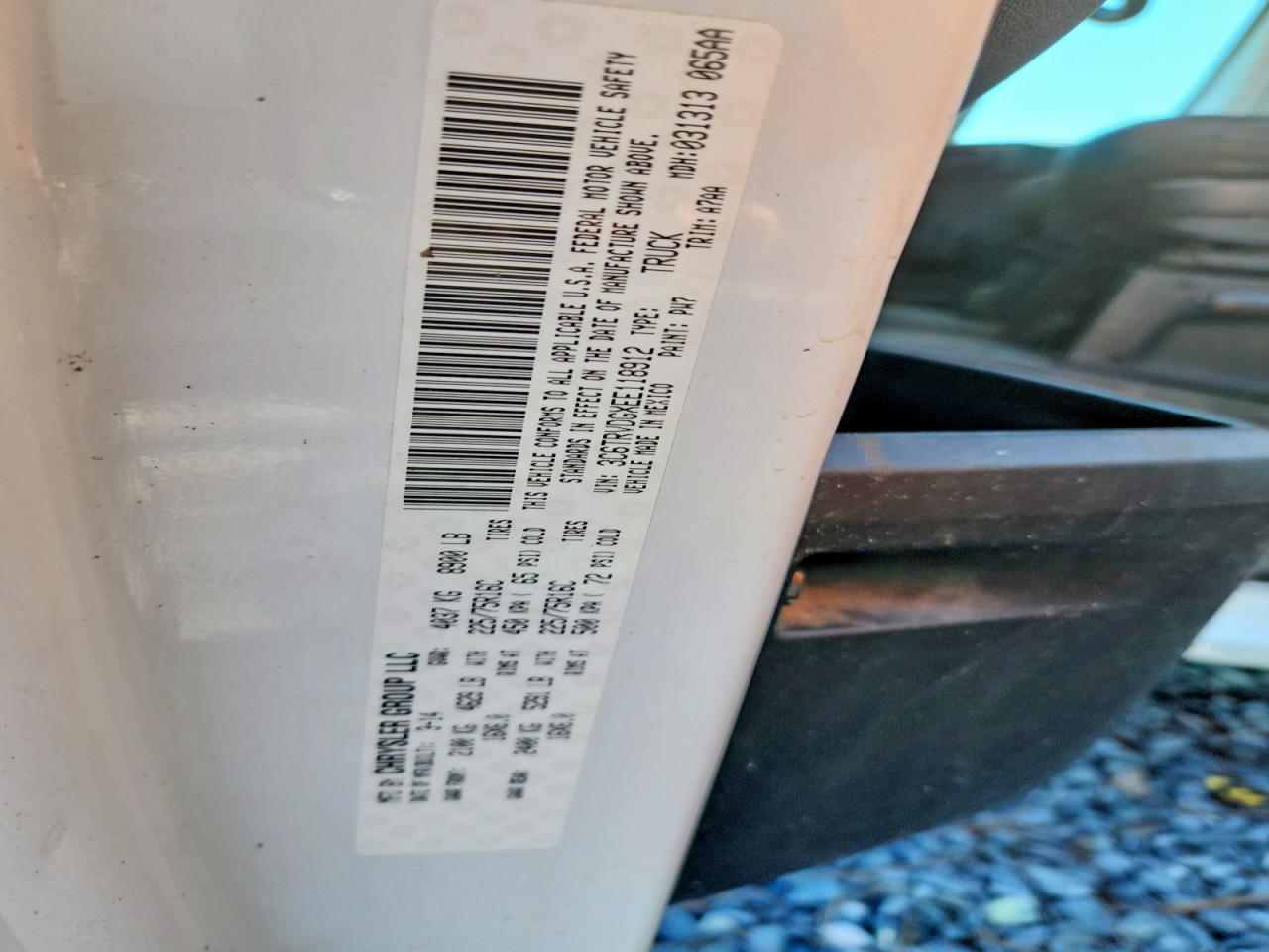 2014 Dodge RAM Promaster 2500 2500 High