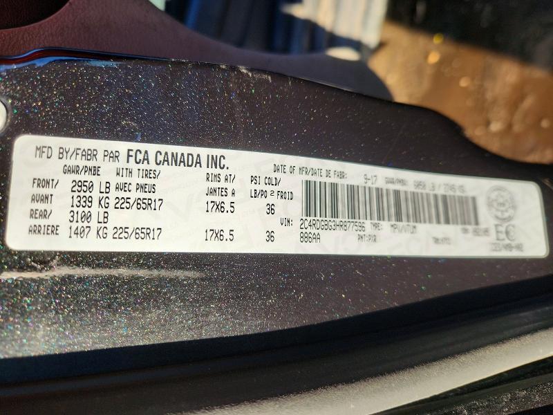 2017 Dodge Grand Caravan se