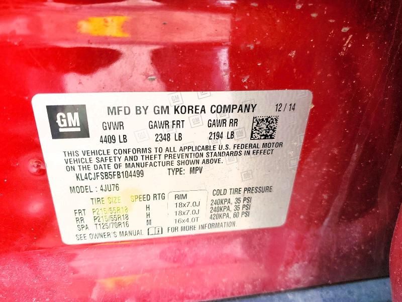 2015 Buick Encore Convenience