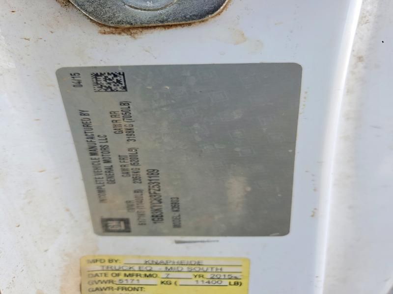 2015 Chevrolet Silverado K3500