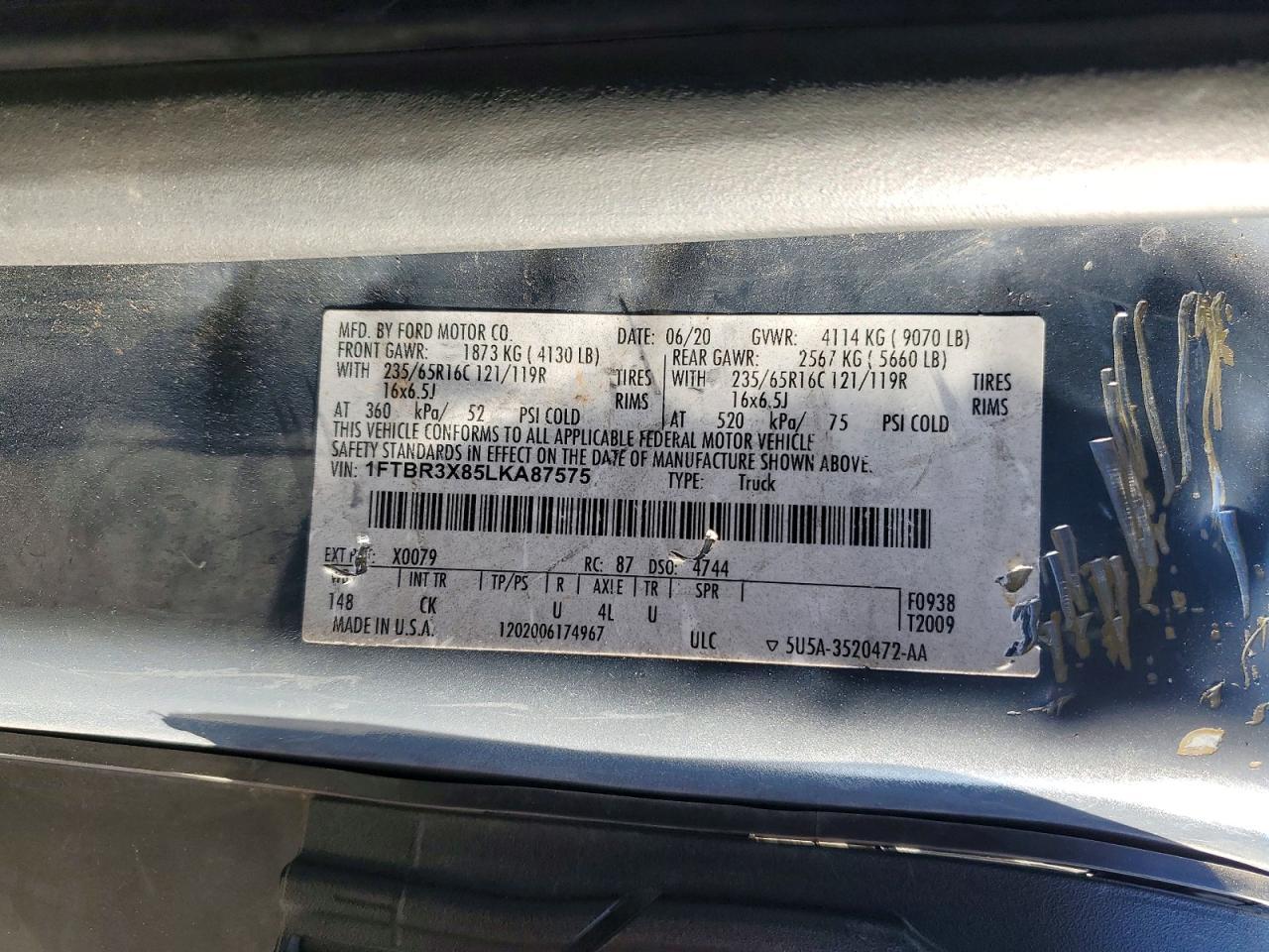 2020 Ford Transit 250 Delivery Van