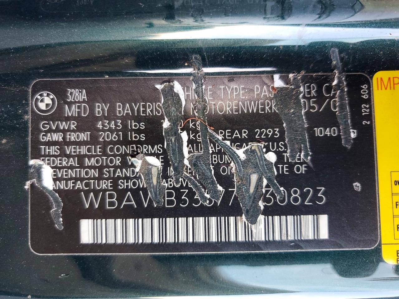 2007 BMW 328 i