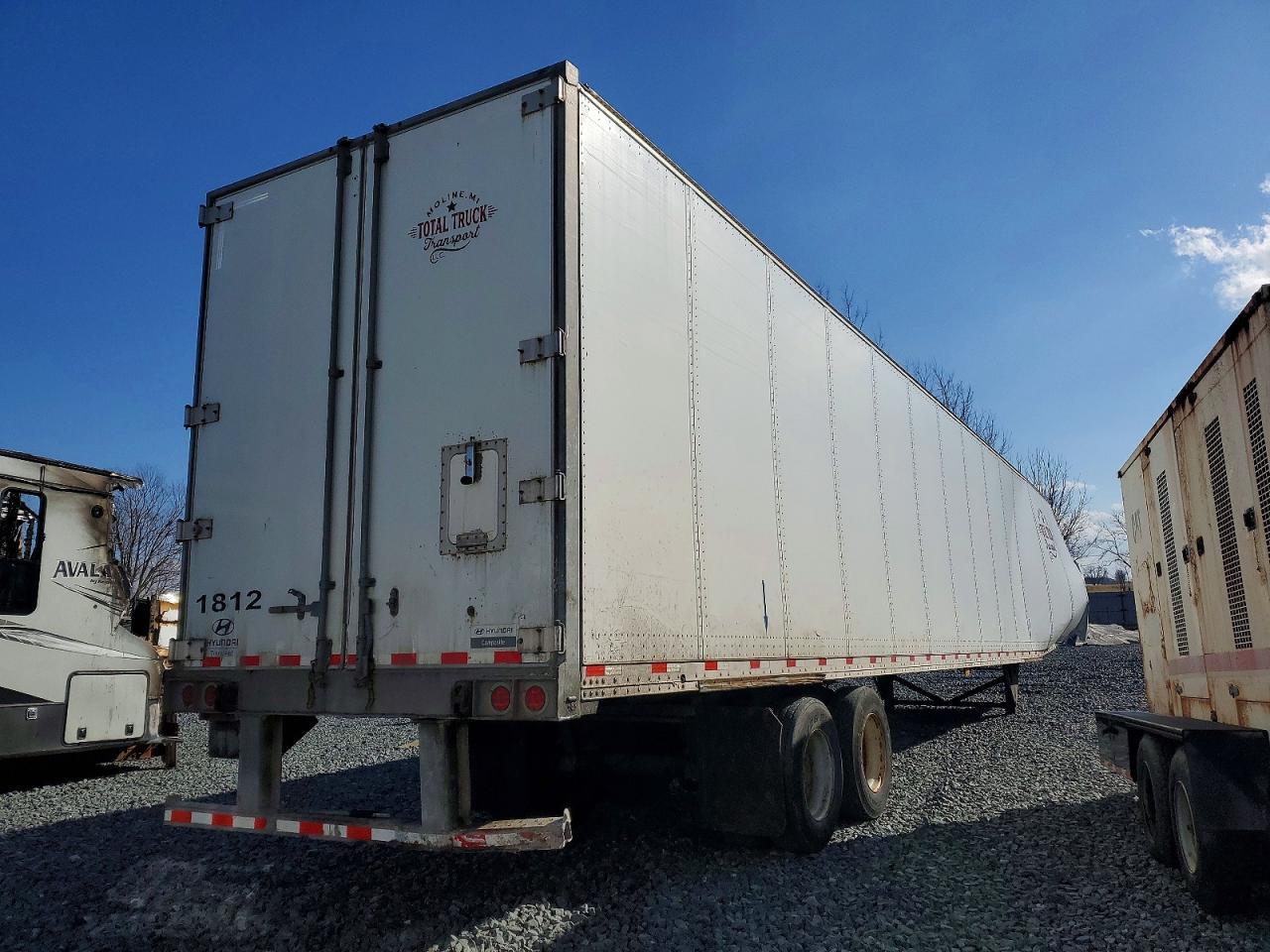 2018 Hyundai Translead VC2530152-AJS DRY Van Trailer
