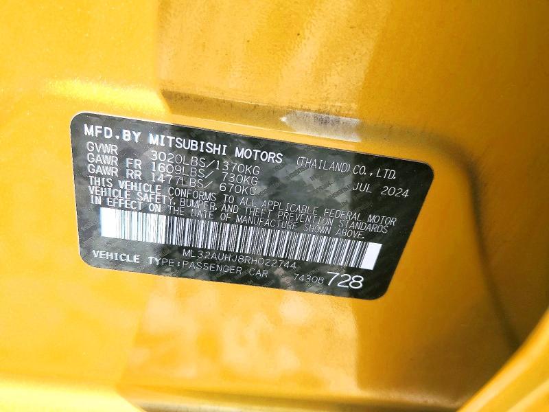 2024 Mitsubishi Mirage es