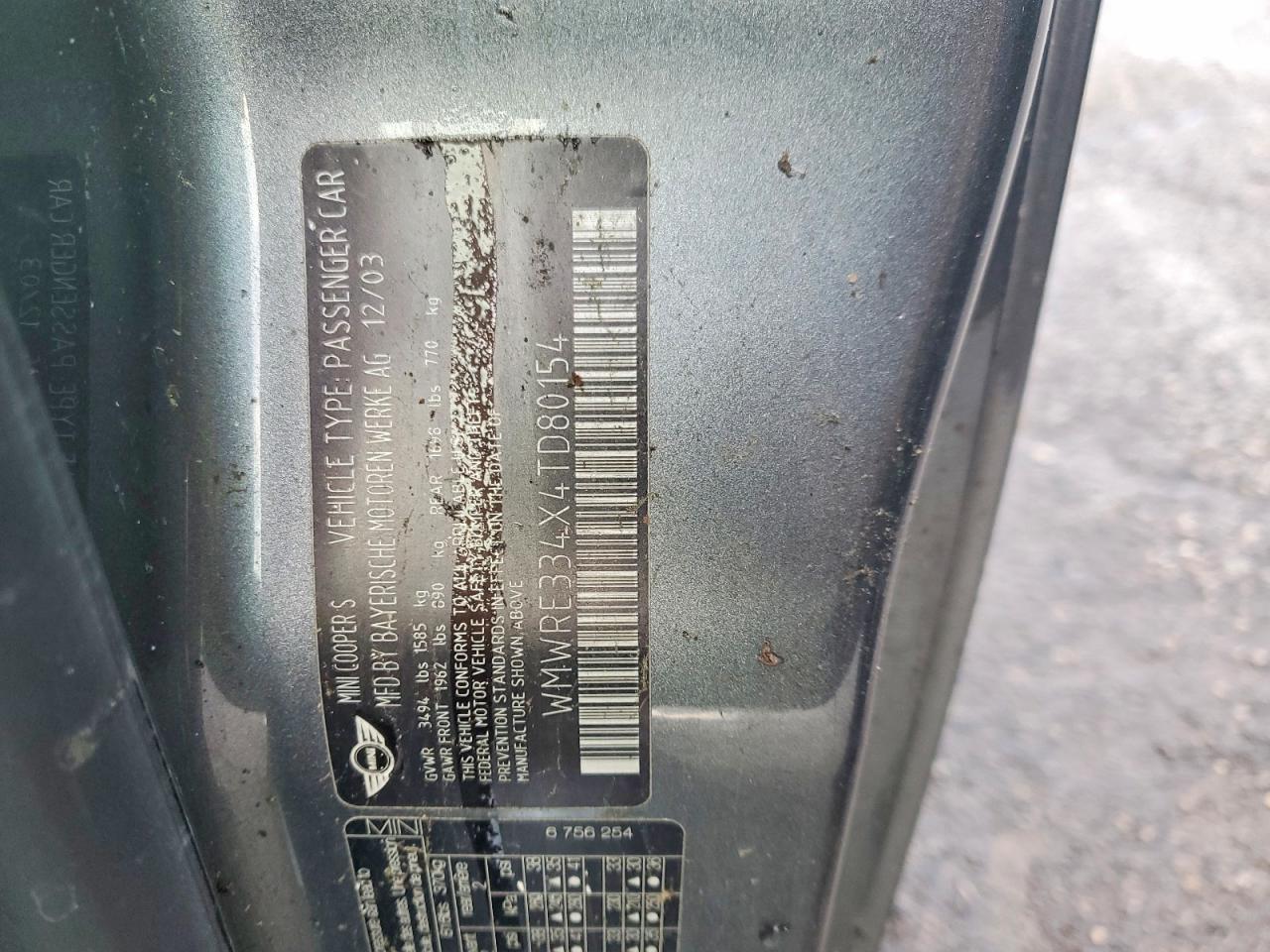 2004 Mini Cooper s