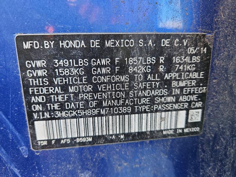 2015 Honda Fit ex