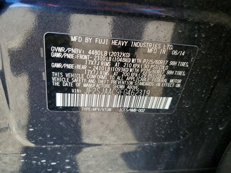 2015 Subaru Forester 2.5i