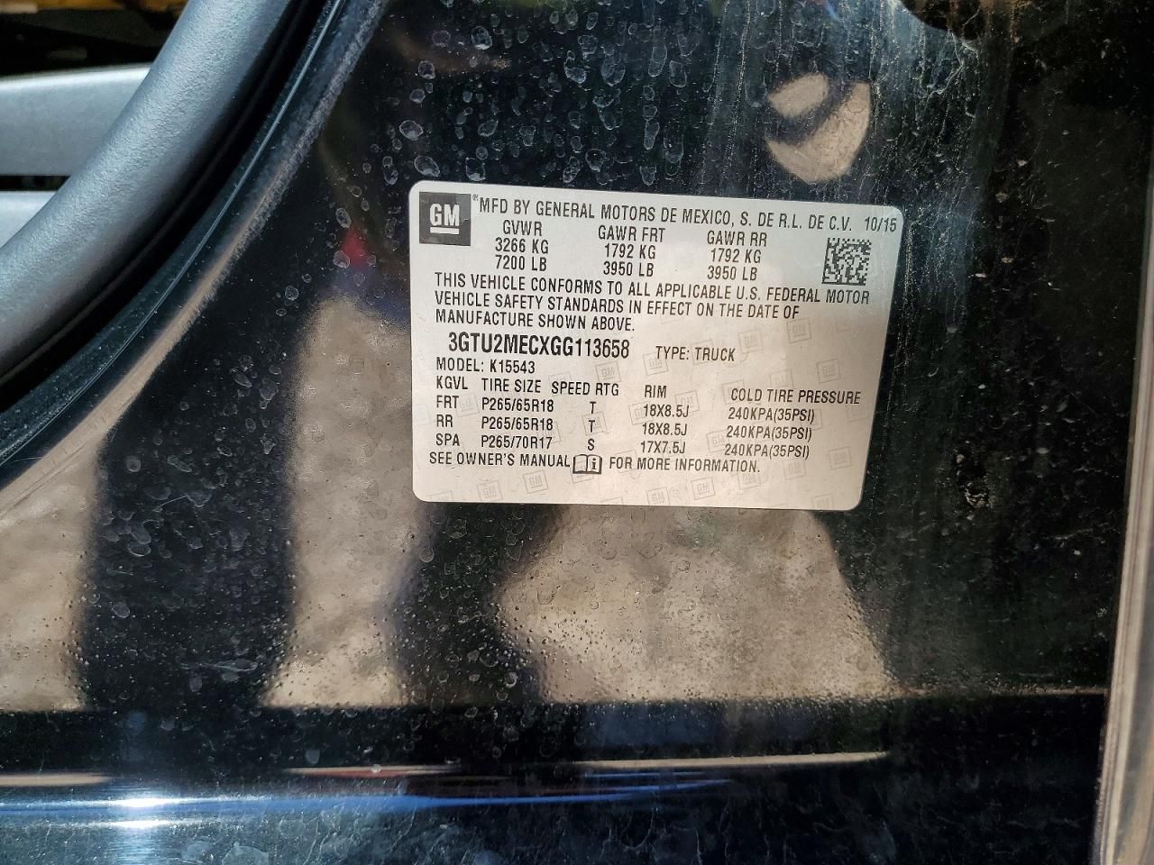 2016 GMC Sierra K1500 sle