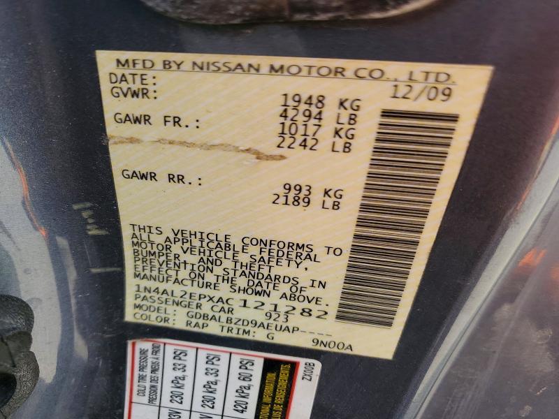 2010 Nissan Altima 2.5 s