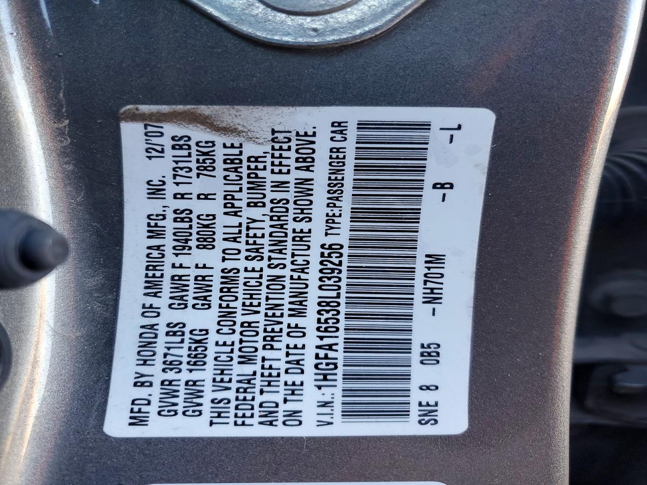 2008 Honda Civic lx
