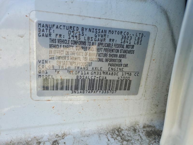 2015 Nissan Sentra s