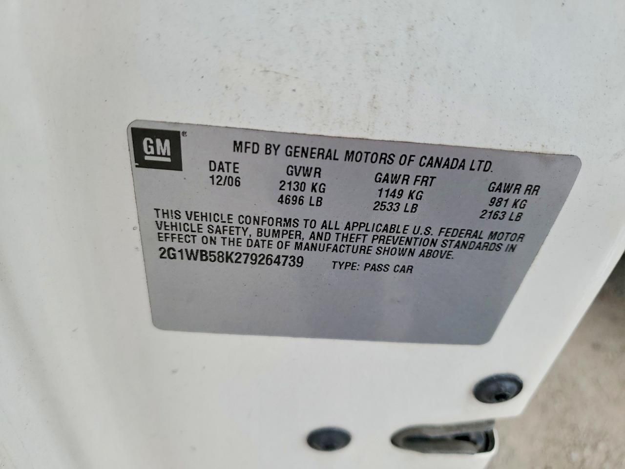 2007 Chevrolet Impala ls