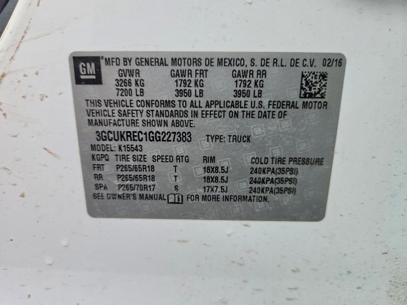 2016 Chevrolet Silverado K1500 LT