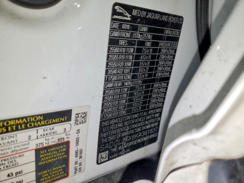 2019 Jaguar F-pace R-sport