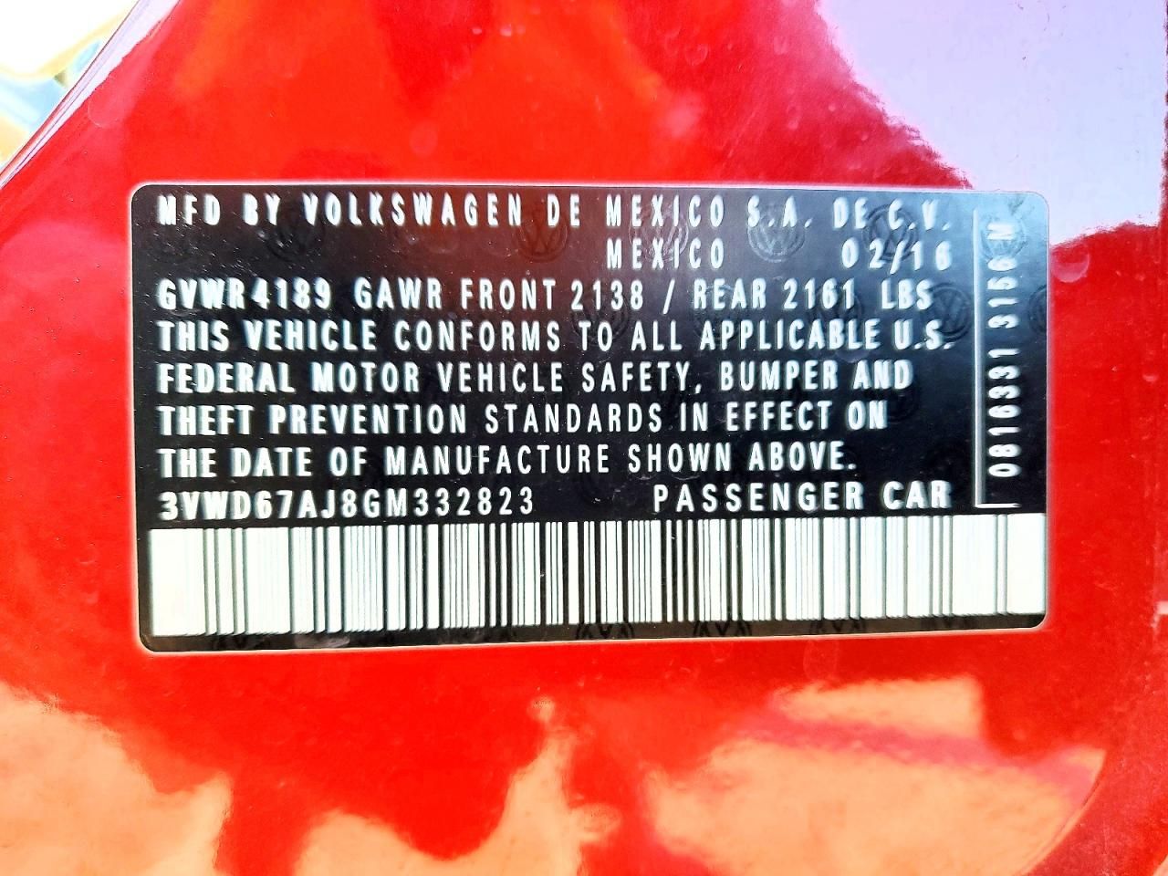 2016 Volkswagen Jetta se