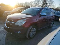 Chevrolet Equinox salvage cars for sale: 2010 Chevrolet Equinox ltz