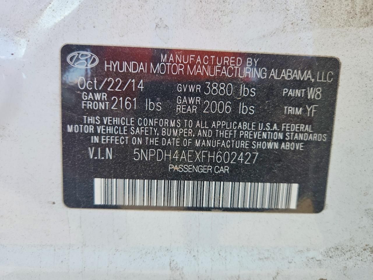 2015 Hyundai Elantra se