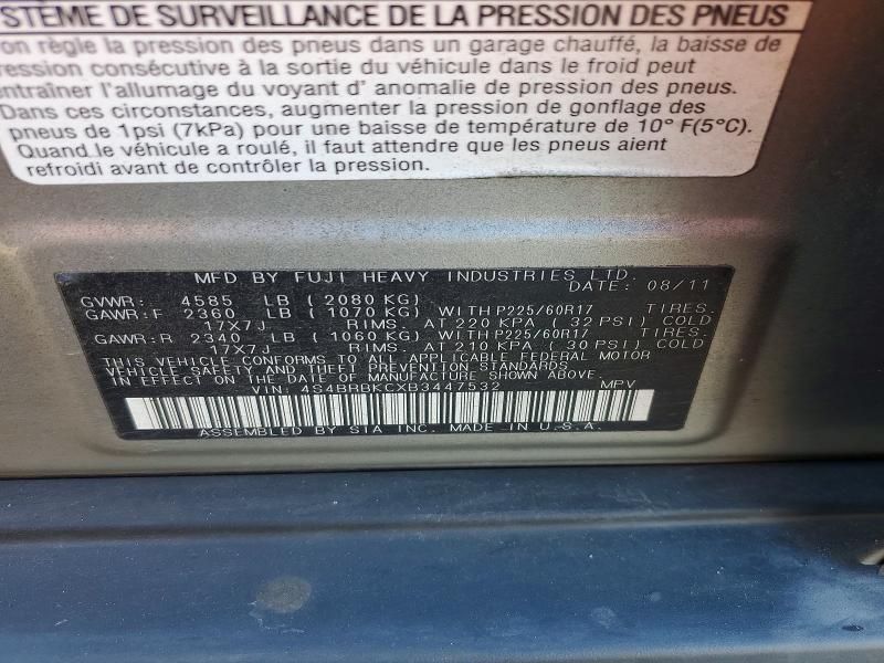 2011 Subaru Outback 2.5i Limited